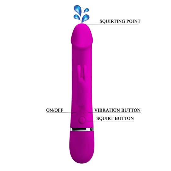 Pretty Love Henry - Pink Splashing, Clitoral Vibe with Arm