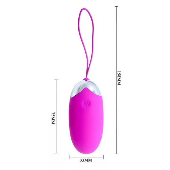 Pretty Love Berger - Rechargeable, Wireless Vibrating Egg (Pink) 