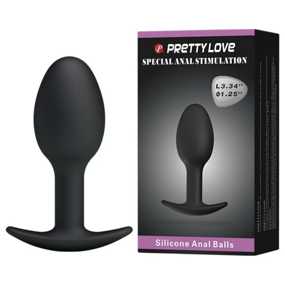 Pretty Love - anal dildo (black)