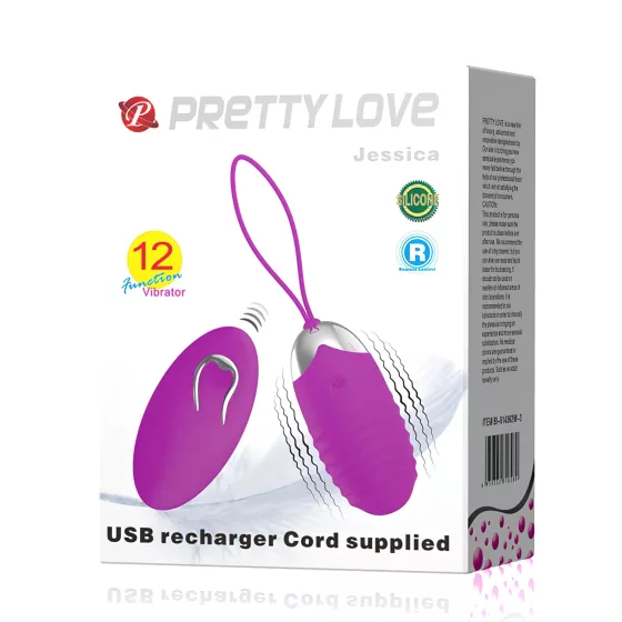 Pretty Love Jessica - Vibrating Egg (Purple)