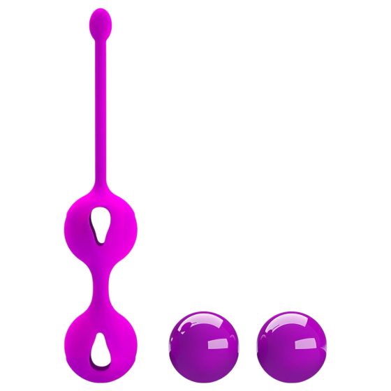 Pretty Love Kegel Up II - kegel ball duo (purple)