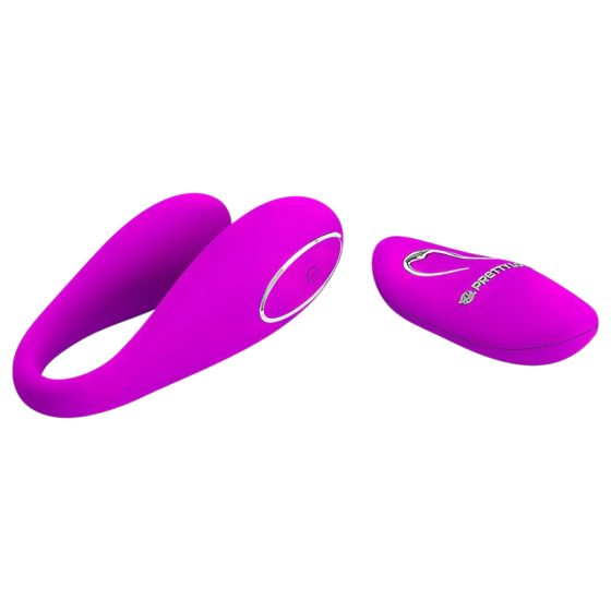 Pretty Love Algernon - rechargeable remote-controlled couple’s vibrator (purple)