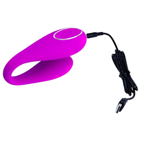 Pretty Love Algernon - rechargeable remote-controlled couple’s vibrator (purple)