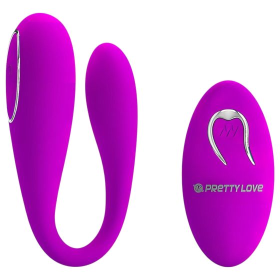 Pretty Love Algernon - rechargeable remote-controlled couple’s vibrator (purple)