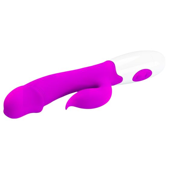 Pretty Love Peter - vibrator with clitoral arm (purple)