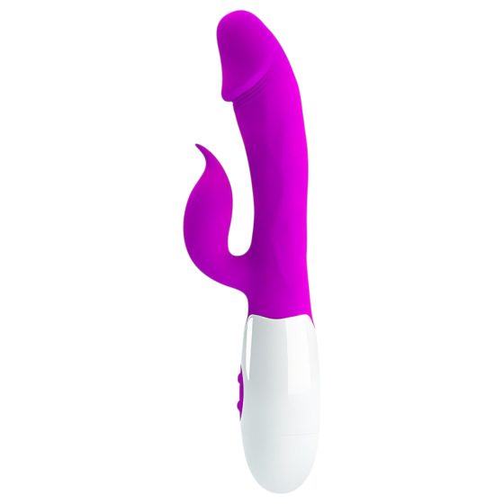 Pretty Love Peter - vibrator with clitoral arm (purple)