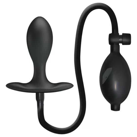 Pretty Love - Inflatable Anal Expander with Internal Ball (Black)
