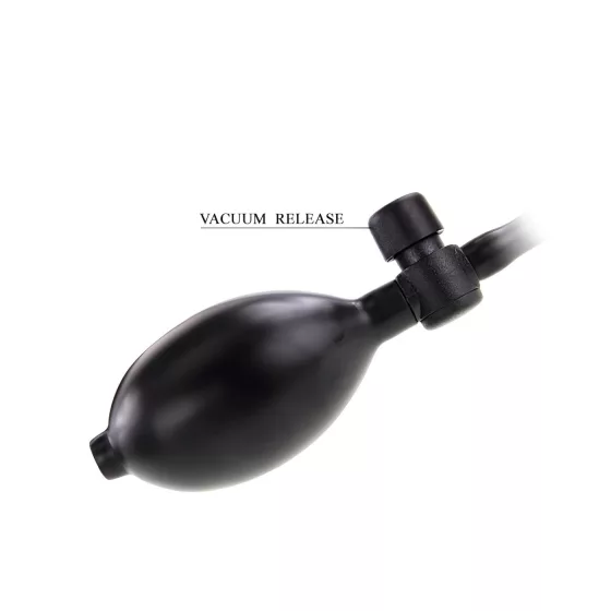 Pretty Love - Inflatable Anal Expander with Internal Ball (Black)