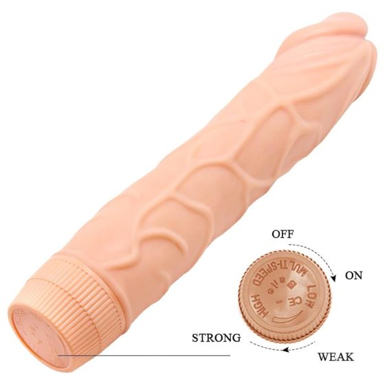 Baile Barbara - realistic vibrator - 22 cm (natural)