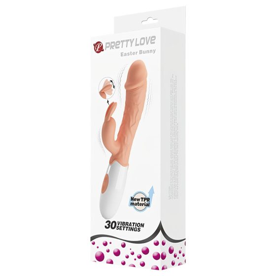 Pretty Love Easter Bunny - vibrator with clitoral arm (natural)