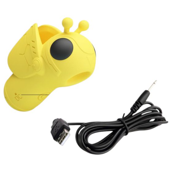 Pretty Love Magic Bee - clitoral finger vibrator (yellow)
