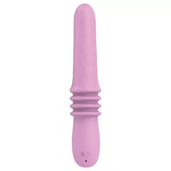 Pretty Love Susie - Rechargeable, Waterproof Thrusting Vibrator (Pink)