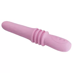   Pretty Love Susie - Rechargeable, Waterproof Thrusting Vibrator (Pink)