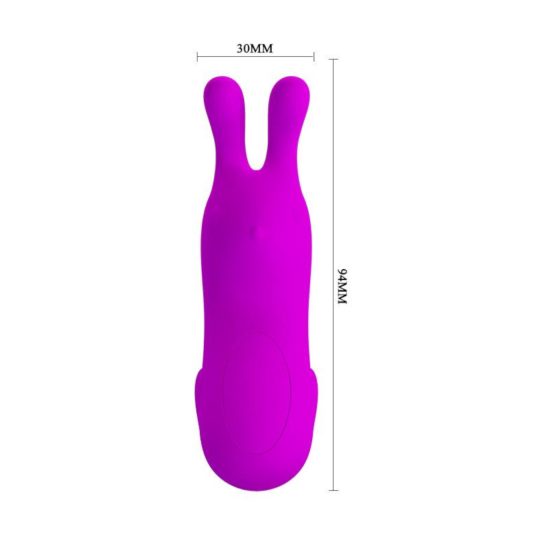 Pretty Love Bunny - bunny-shaped finger vibrator (purple)