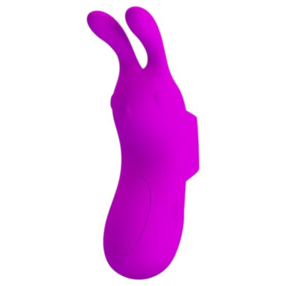 Pretty Love Bunny - bunny-shaped finger vibrator (purple)