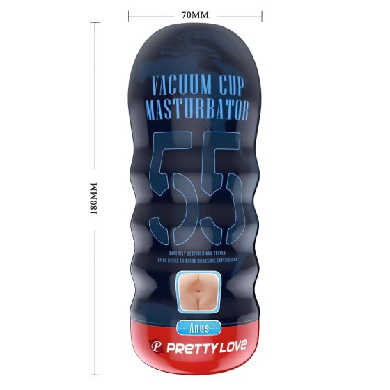 Pretty Love Vacuum Cup - Realistic Feel Masturbator (Natural)