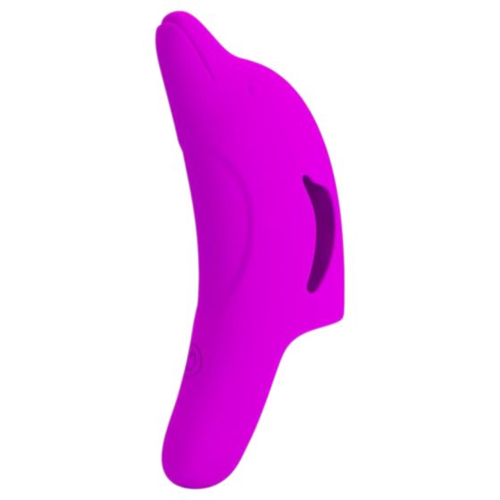 Pretty Love Delphini - dolphin-shaped finger vibrator (purple)