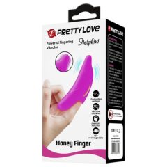   Pretty Love Delphini - dolphin-shaped finger vibrator (purple)