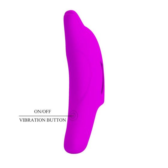 Pretty Love Delphini - dolphin-shaped finger vibrator (purple)