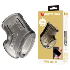 Pretty Love - Penis and Testicle Ring (Transparent)