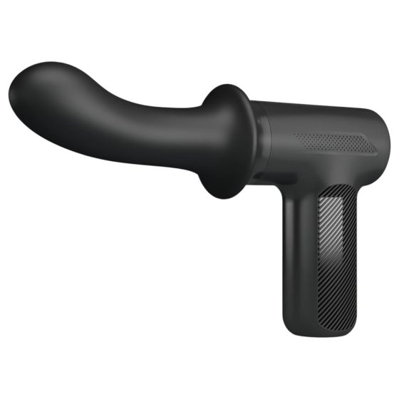 Pretty Love Dj Doctor - thrusting pussy gun vibrator (black)