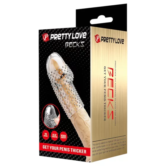Pretty Love Becks - Translucent Penis Sleeve