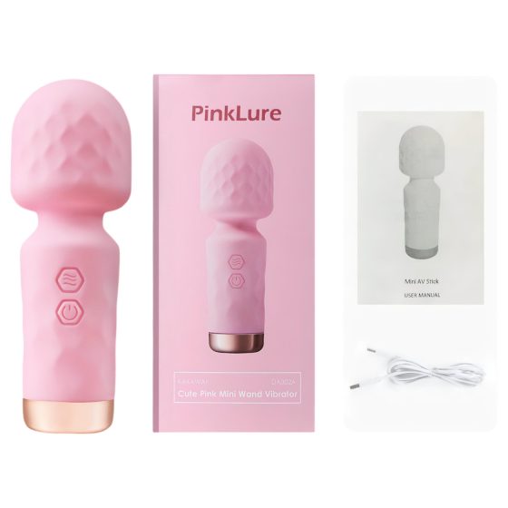 Vibeconnect - Rechargeable, Waterproof Mini Massager Vibrator (Pink)