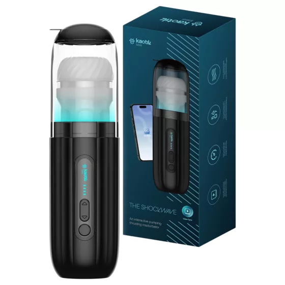 Kaotik Labs Shockwave - thrusting interactive masturbator (transparent)
