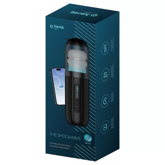 Kaotik Labs Shockwave - thrusting interactive masturbator (transparent)