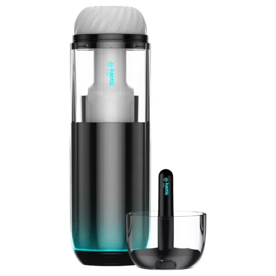 Kaotik Labs Cocoon - warming, vibrating interactive masturbator (transparent)