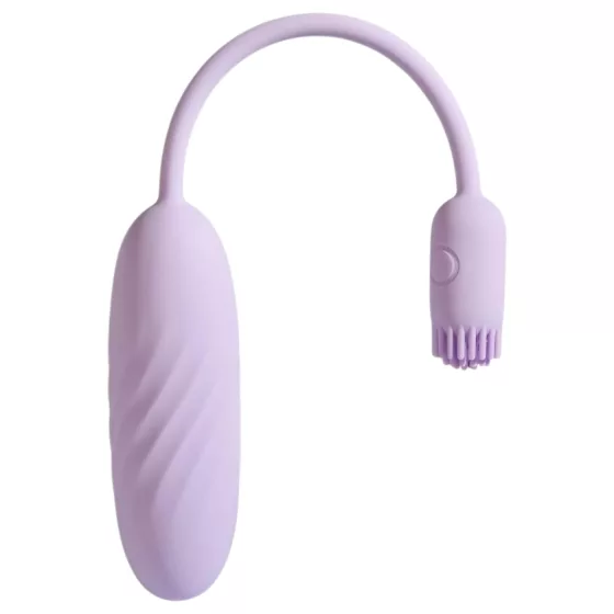 Svakom Plume - 2‑in‑1 vibrating love egg (purple)