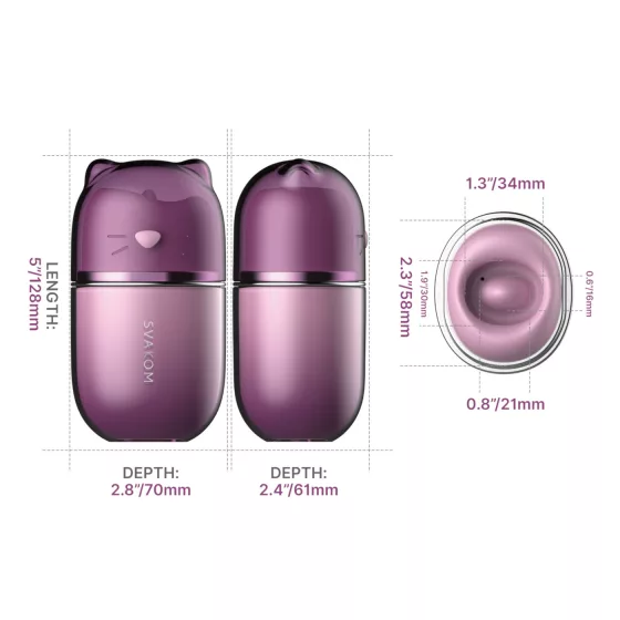 Svakom Klitty - app-controlled licking and sucking vibrator