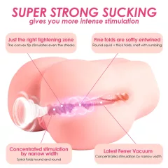   Vibeconnect - App-controlled torso masturbator for men (natural)