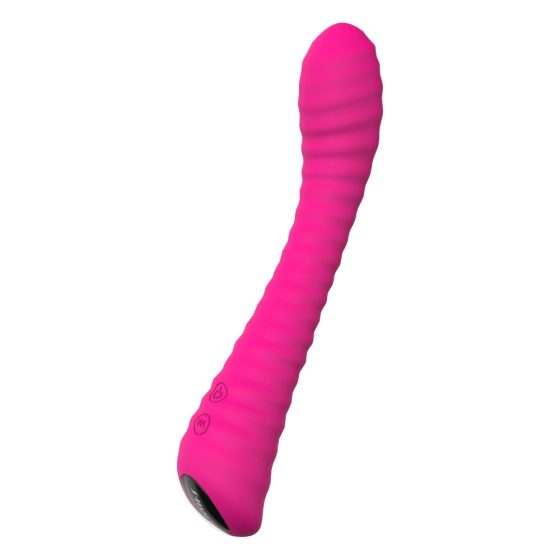 Sex HD Sunshine - Rechargeable, Ribbed G-spot Vibrator (Pink)