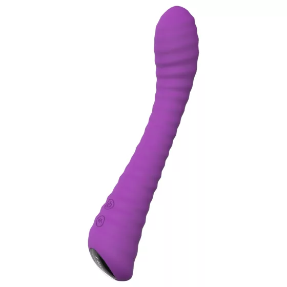 Sex HD Sunshine - Rechargeable Ridged G-Spot Vibrator (Purple)