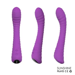   Sex HD Sunshine - Rechargeable Ridged G-Spot Vibrator (Purple)
