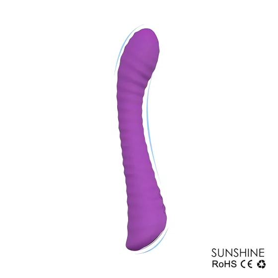Sex HD Sunshine - Rechargeable Ridged G-Spot Vibrator (Purple)
