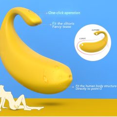 Sex HD - Smart Banana-Shaped Vibrating Egg (Yellow)