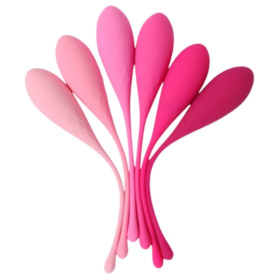 Sex HD Eggs - 6-Piece Geisha Ball Set (Pink)