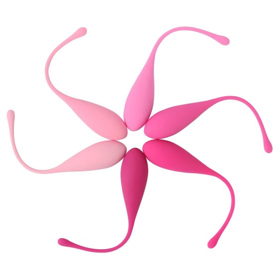 Sex HD Eggs - 6-Piece Geisha Ball Set (Pink)