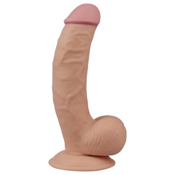 Lovetoy Ultra Soft - flexible realistic dildo - 21.5 cm (natural)