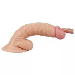   Lovetoy Real Extreme - Suction Cup, Textured G-Spot Dildo - 19cm (Natural)