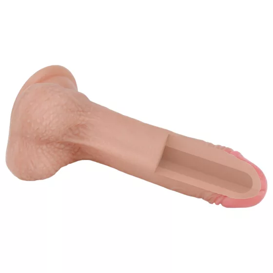 Lovetoy Nature Cock - Dual-Layer Realistic Dildo - 18cm (Natural)