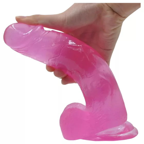 Lovetoy Jelly Studs - Suction Cup Dildo - 20cm (Pink)