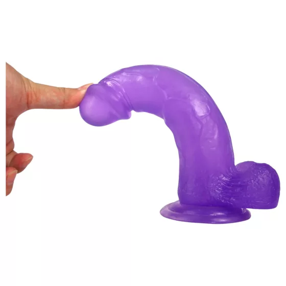 Lovetoy Jelly Studs - Suction Cup Dildo - 20cm (Purple)