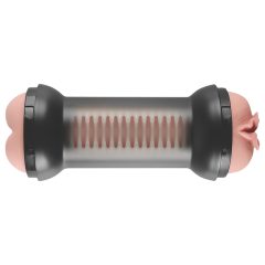 Lovetoy - vagina and anal masturbator (natural)