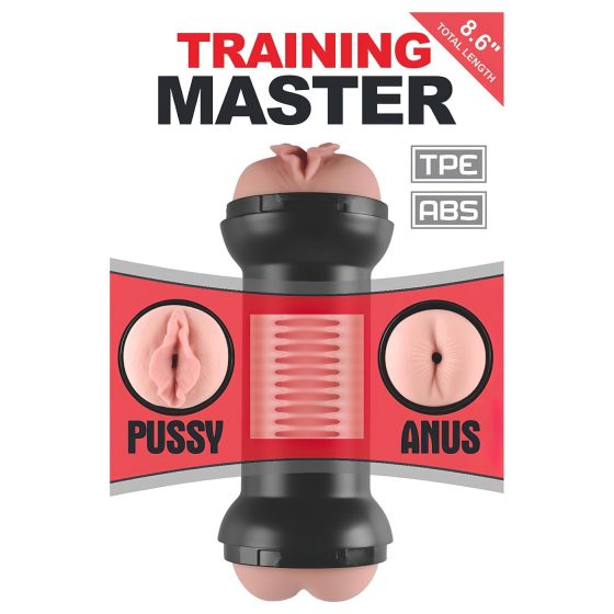 Lovetoy - vagina and anal masturbator (natural)