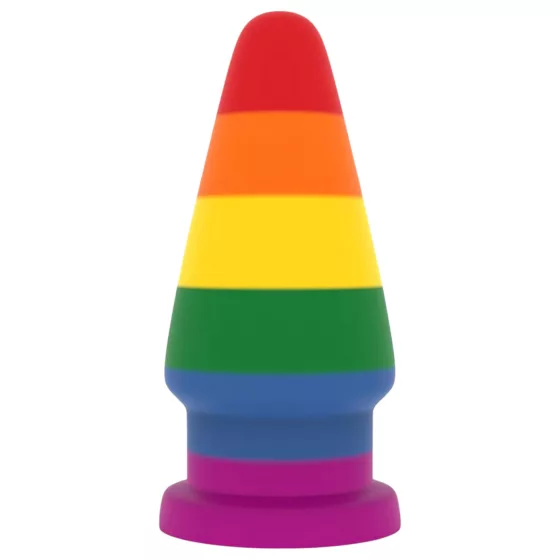 Lovetoy Prider - anal expander plug - 15 cm (rainbow)