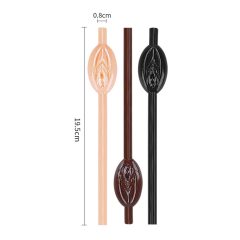Lovetoy - pussy straw (natural-brown-black)