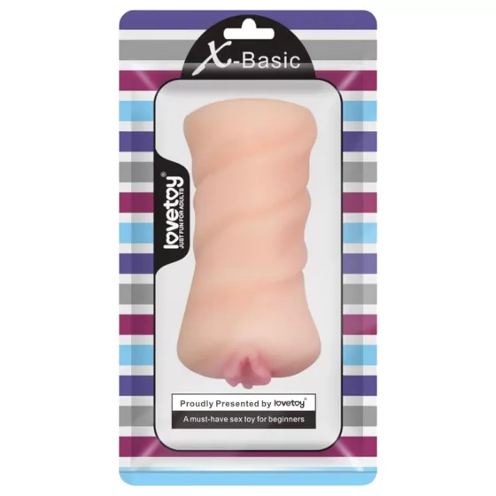 Lovetoy X-Basic - Artificial Vagina Masturbator (Natural)